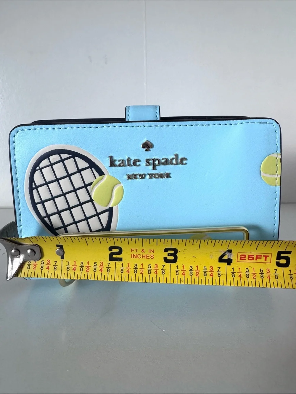 Kate Spade Grand Slam Tennis Medium Billfold Wallet Like New